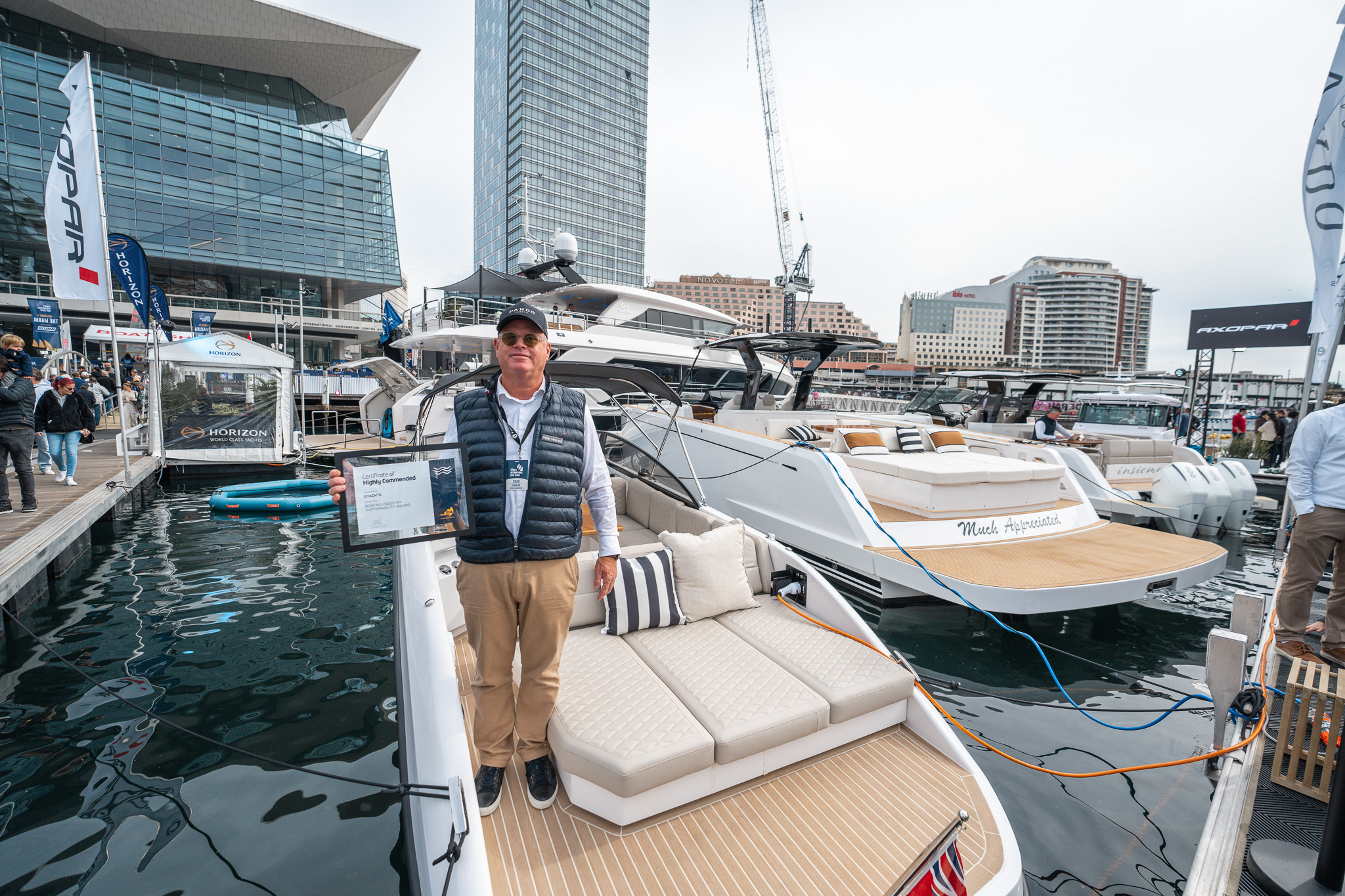 Leading the Change: Eyachts Wins BIA Award for Pioneering Electric & Hybrid Boating