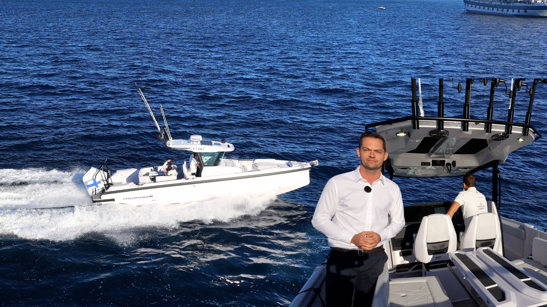 Axopar 29 Centre Console Crossover The Ultimate Crossover Offshore Fishing Boat and Adventure Day Boat